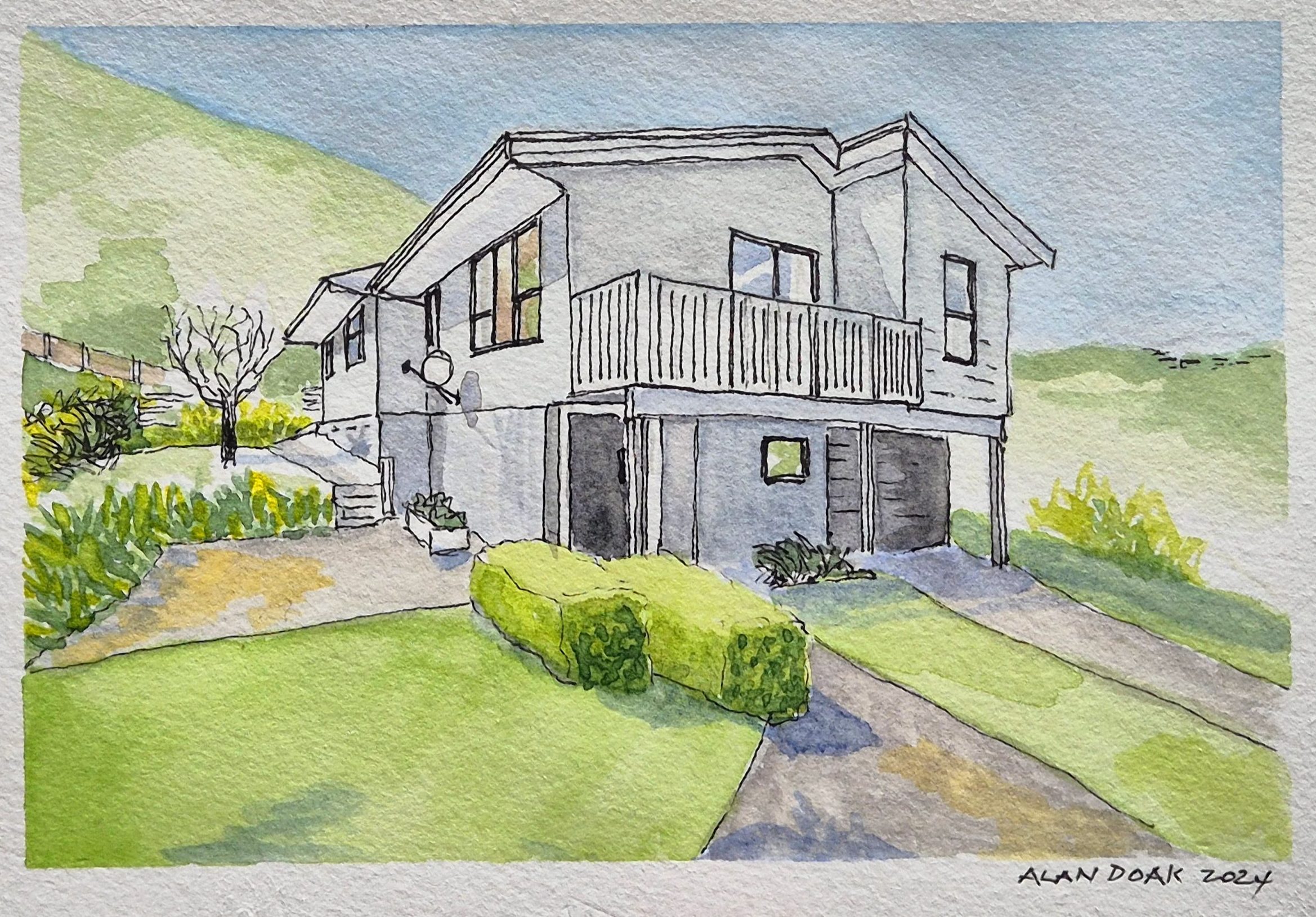 House in south Karori, given as a gift for first homeowners who were selling.